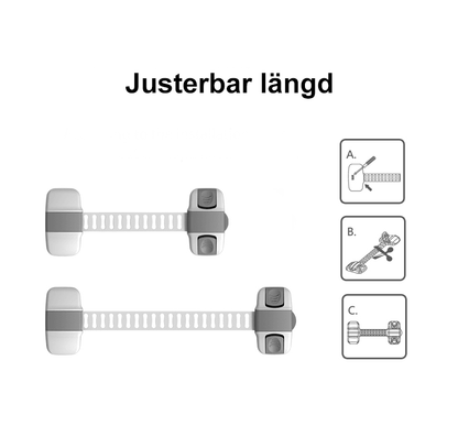 Låd / Skåp / Multilås med dubbelsidiga knappar