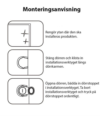 Klämskydd för framkant av dörr med automatisk stängning